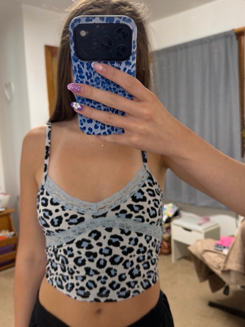 Rue 21 cheetah lace tank